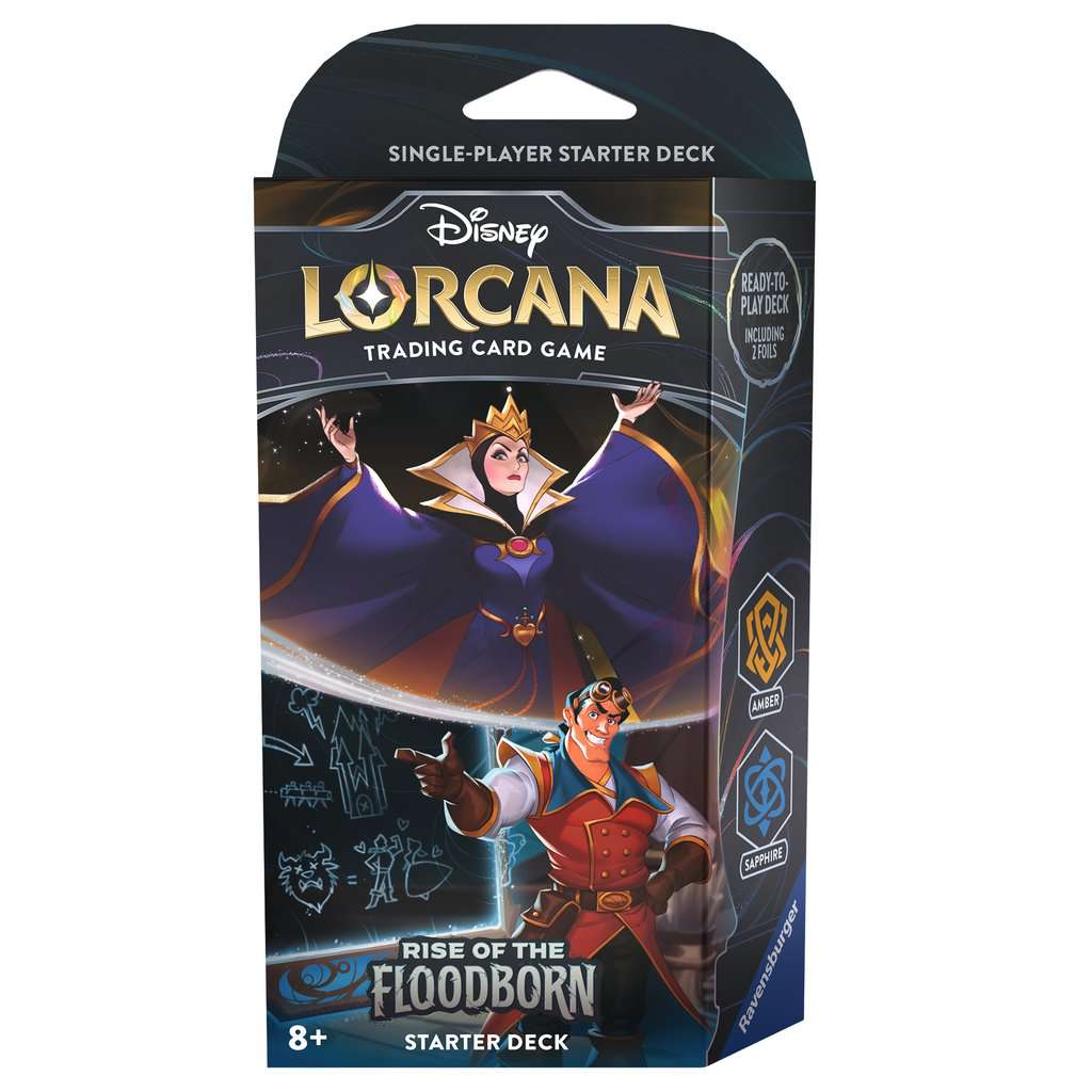 Disney Lorcana Rise of the Floodborn - Amethyst & Steel Starter Deck Disney Lorcana Rise of the Floodborn - Amethyst & Steel Starter Deck