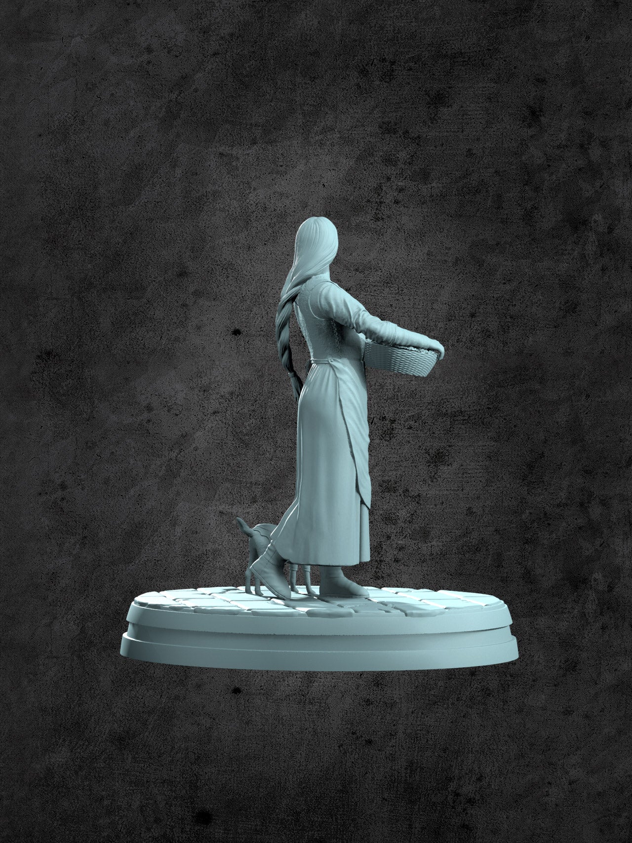 Grace (Flower Girl) Miniature for Tabletop RPGs