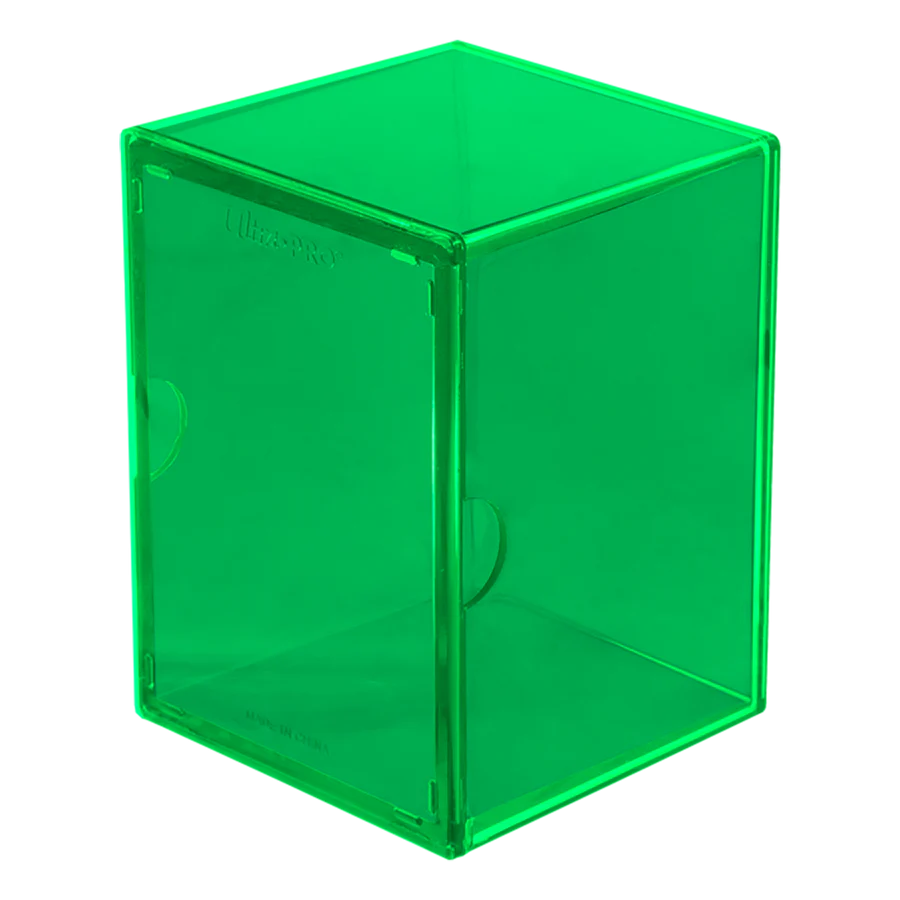 Deckbox: 2-Piece 100+ Eclipse: Lime Green