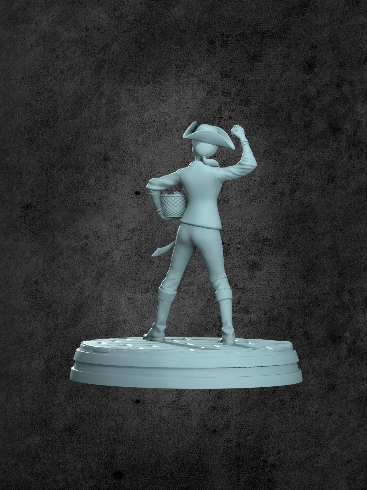 Peggy (One-Leg) Miniature for Tabletop RPGs