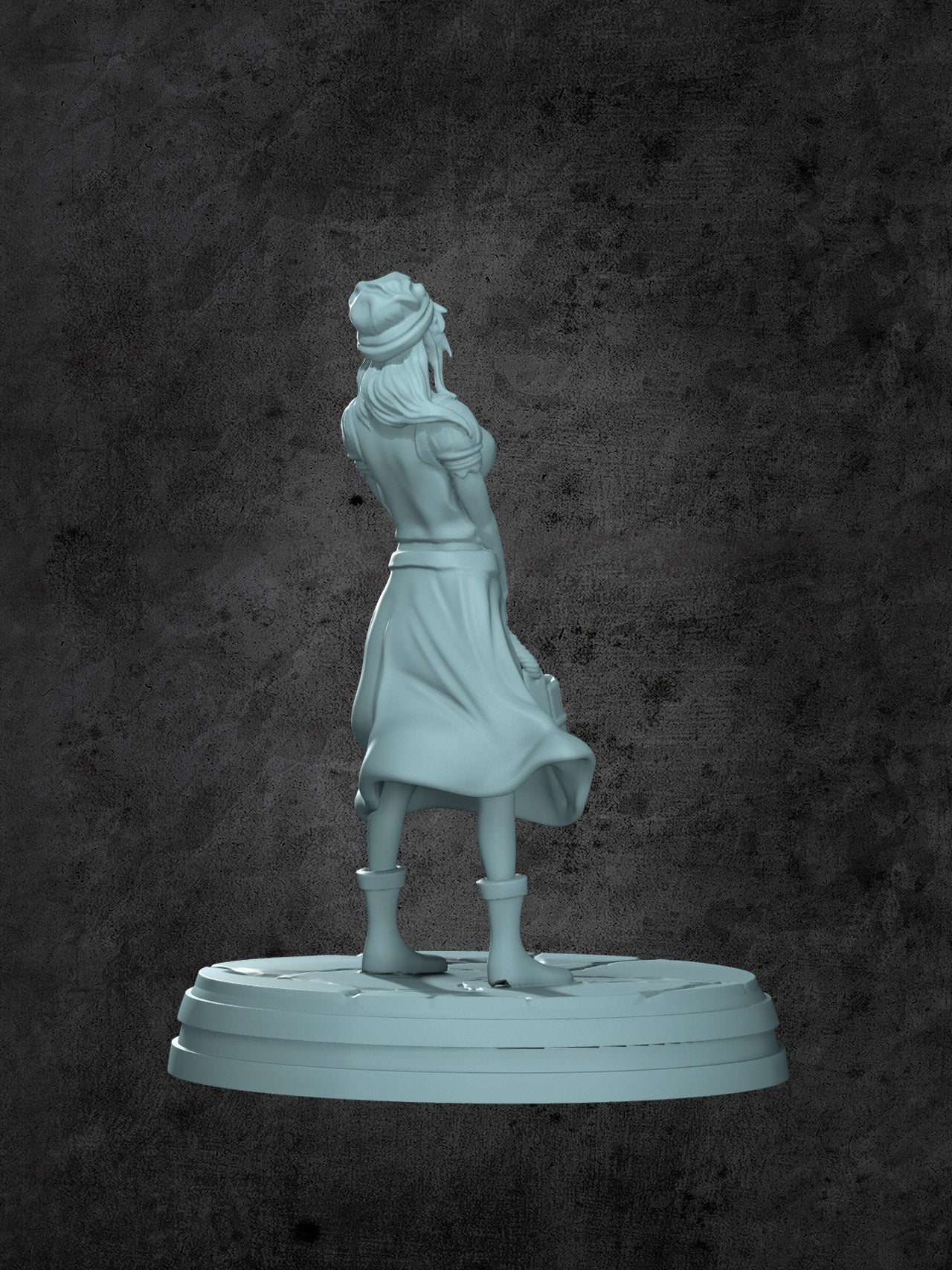 Claire (Bucket Maid) Miniature for Tabletop RPGs
