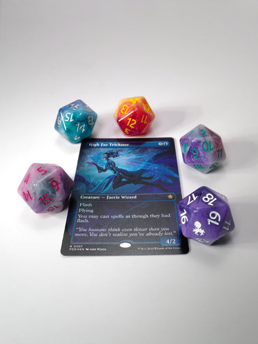 Hocus Pocus Spindown D20 Inked In Blue
