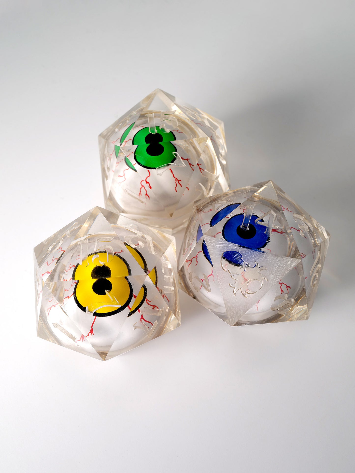 34mm Gazing Eye D20 Raw Bundle Set of 3