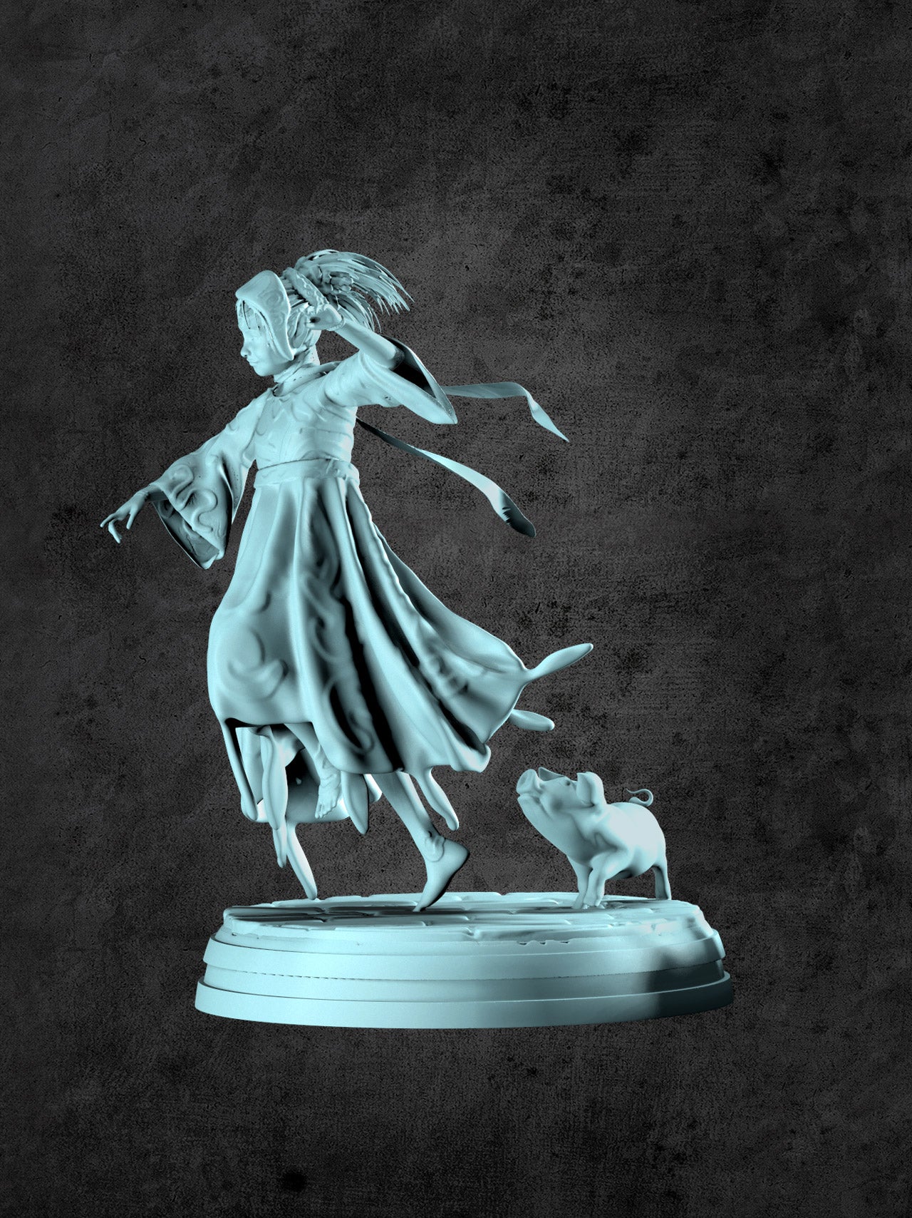 Rose (Skipping Child) Miniature for Tabletop RPGs