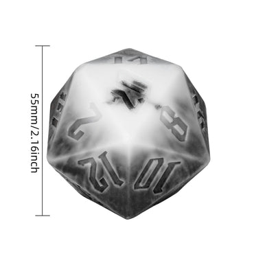 55mm D20 Hand Soap Black and white