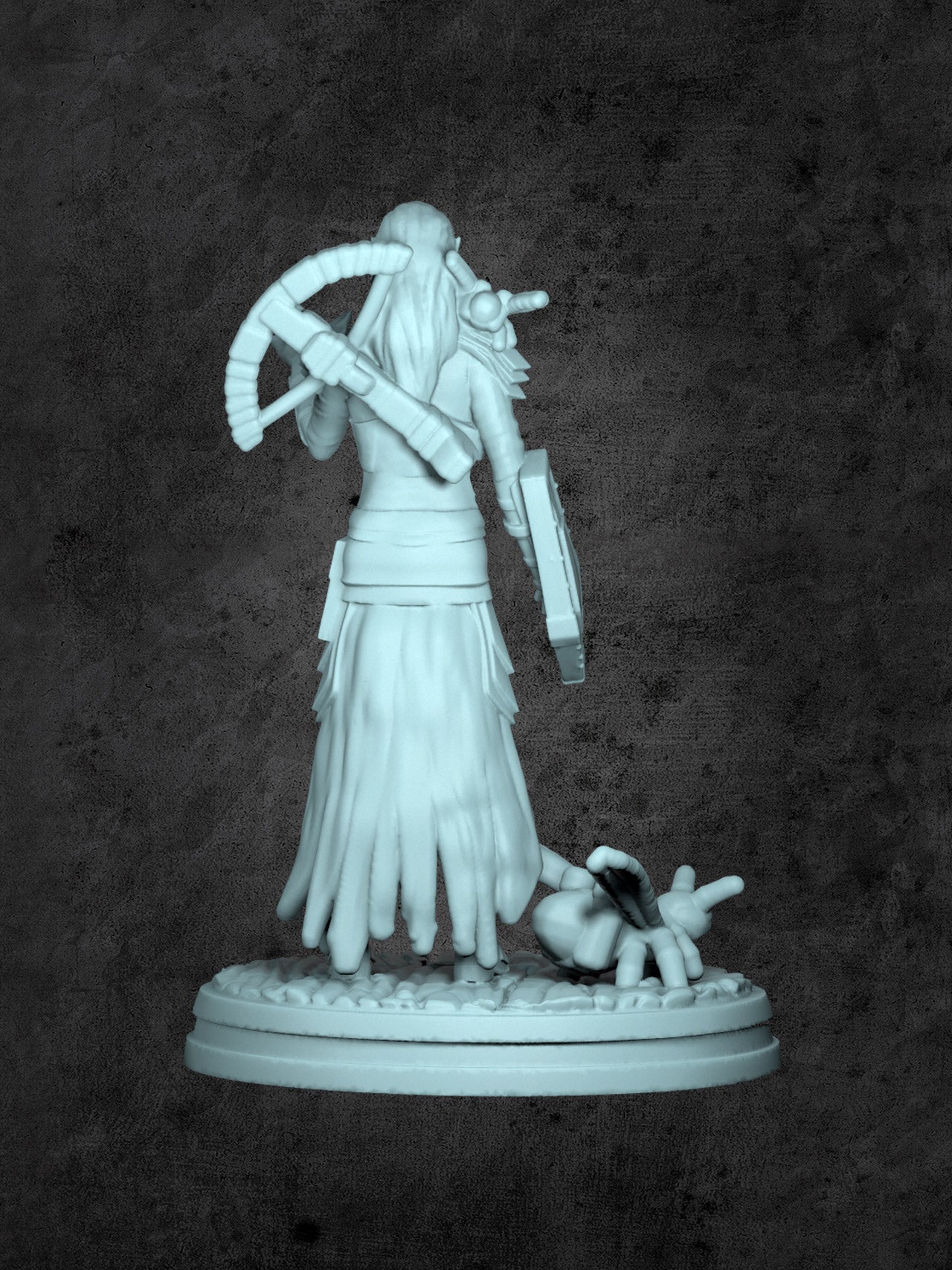 Treiws Kaldaka the Artificer Miniature for Tabletop RPGs