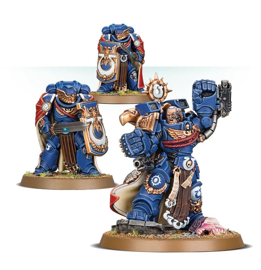 Warhammer 40K: Ultramarines Marneus Calgar with Victrix Honour Guard
