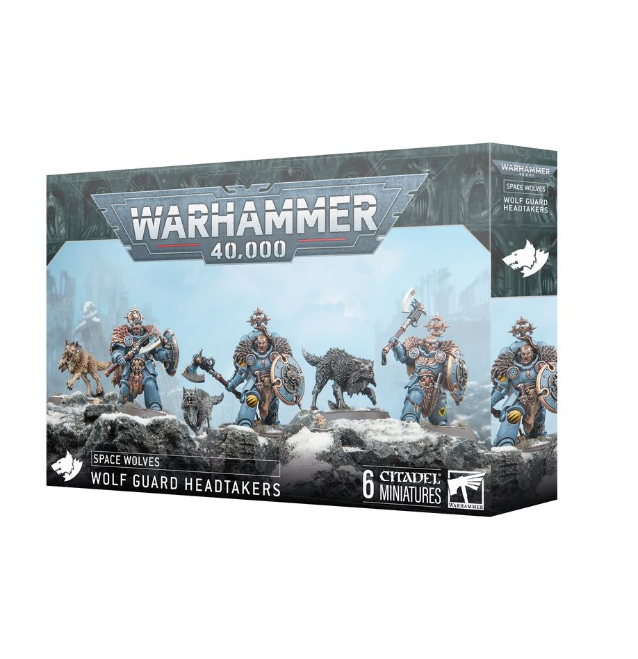 Warhammer 40K: Space Wolves Wolf Guard Headtakers