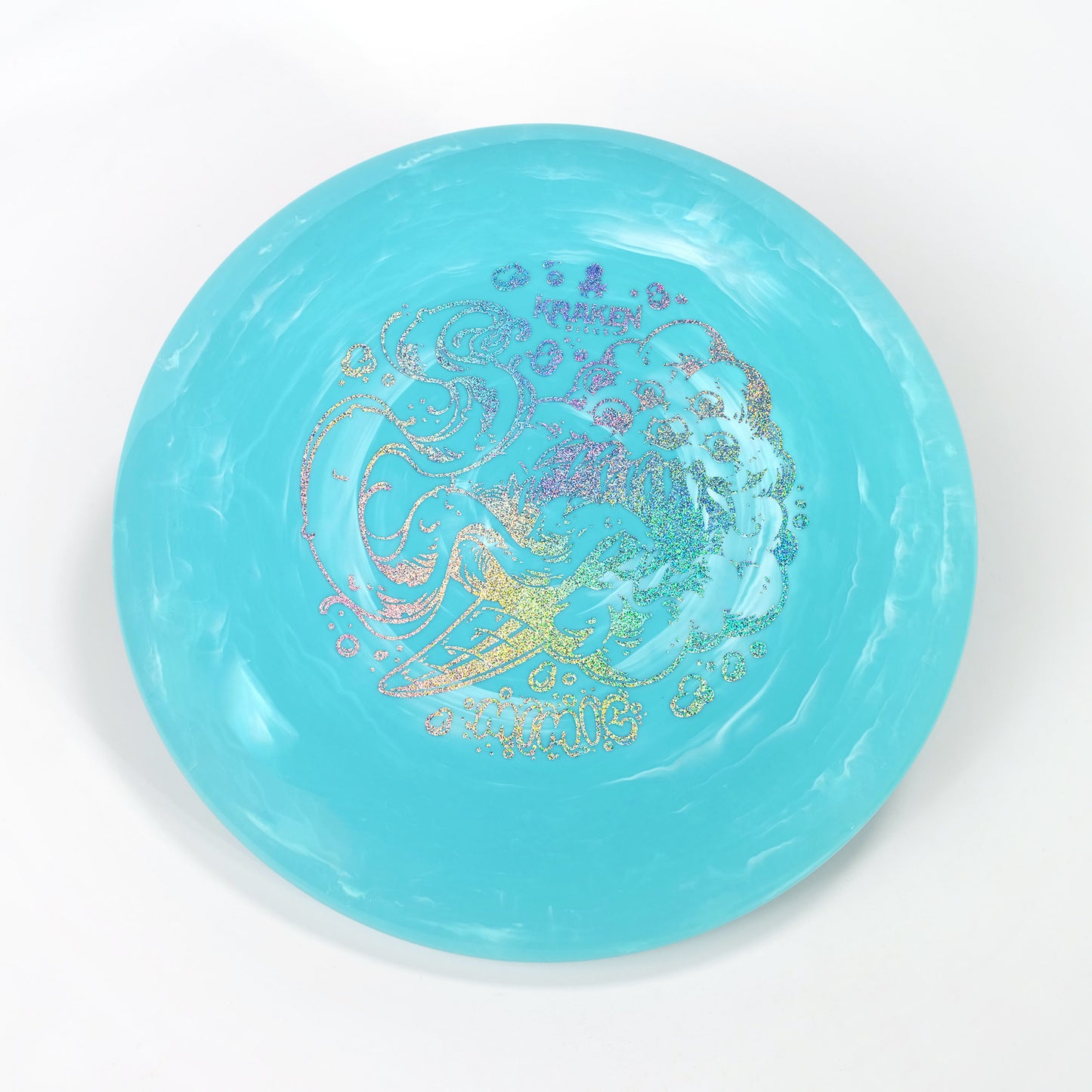 Cotton Candy Mimic Blue Elvin Putter with Rainbow Foil