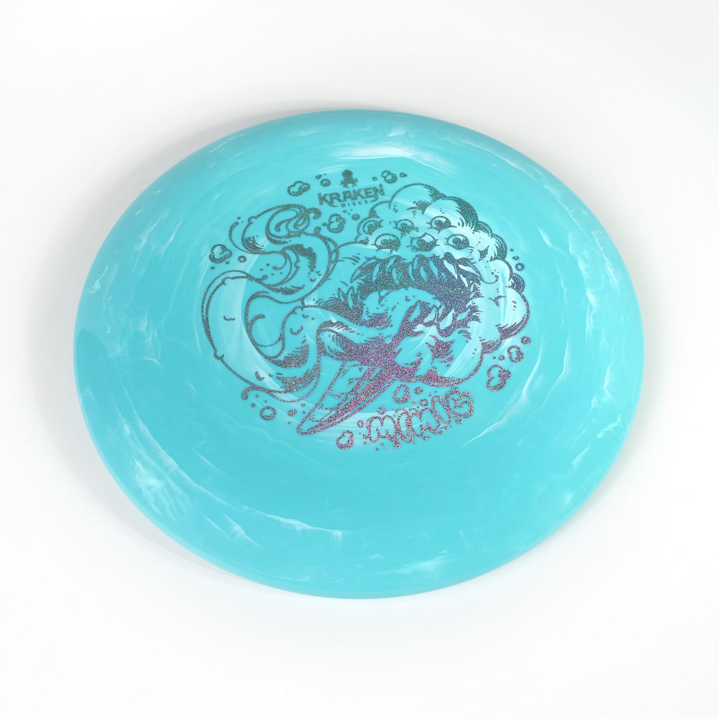 Cotton Candy Mimic Blue Elvin Putter with Rainbow Foil