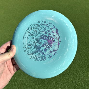 Cotton Candy Mimic Blue Elvin Putter with Rainbow Foil