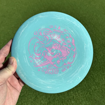 Cotton Candy Mimic Blue Elvin Putter with Pink Foil