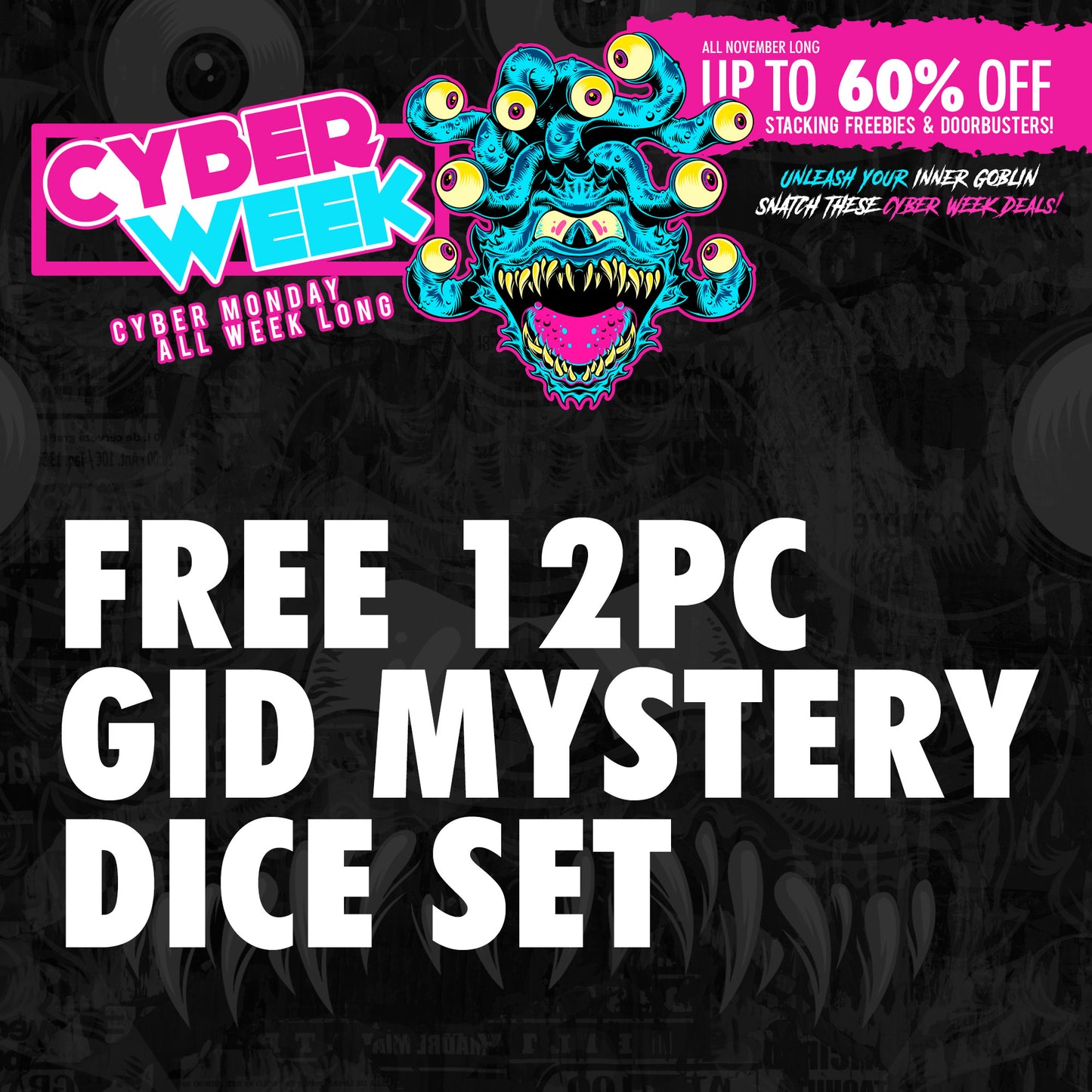Freebie - 12PC Glow in the Dark Mystery Set