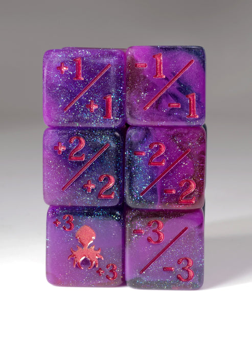 Dionysus Mini 3/3 Positive/Negative Dice Counters - 12 Pack