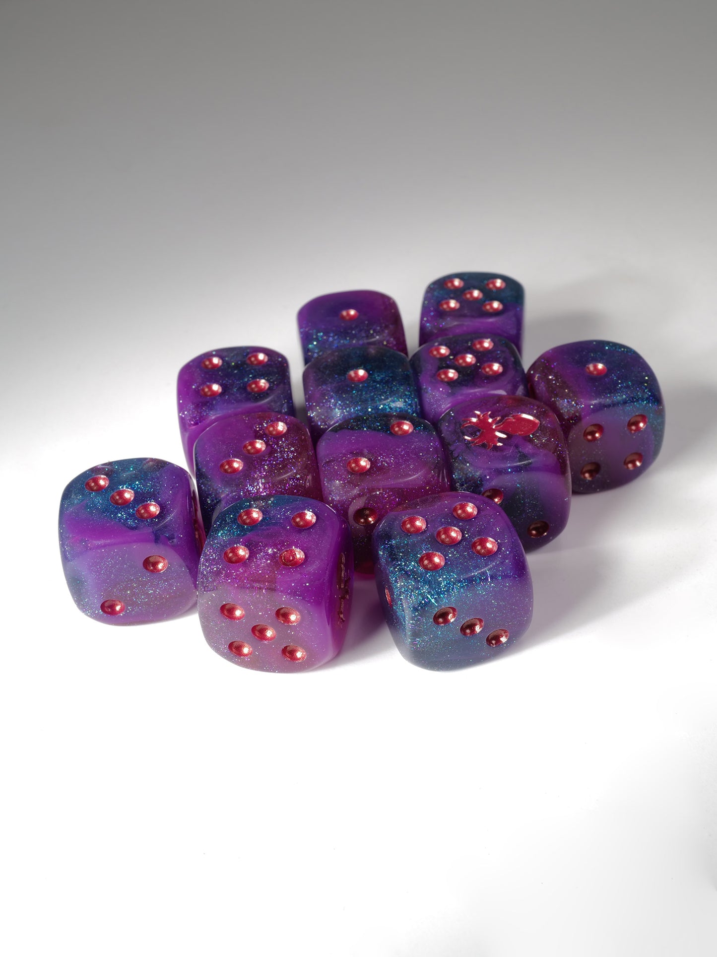 Dionysus D6 Pips 12pc Dice Set - 16mm
