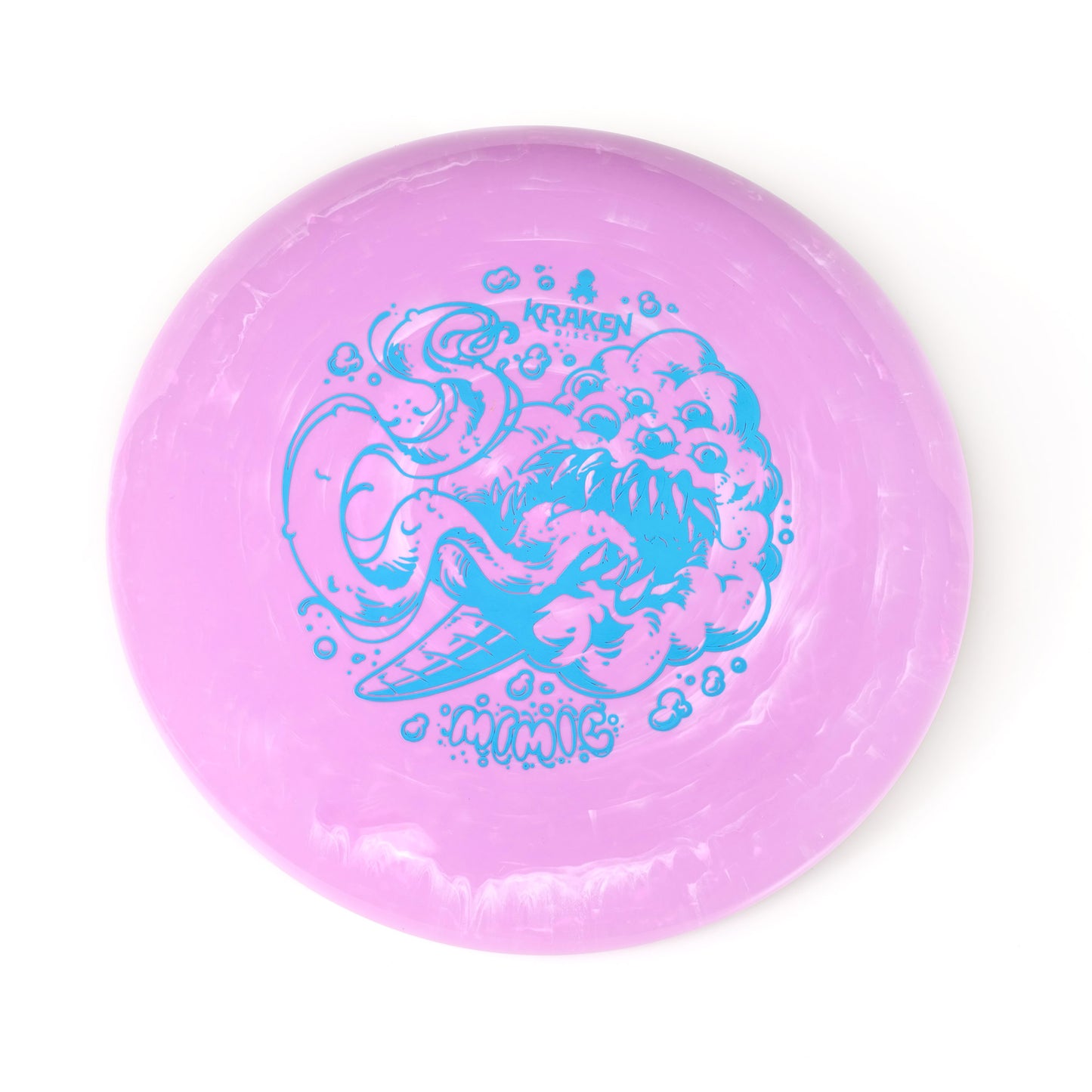 Cotton Candy Mimic Pink Elvin Putter with Blue Foil