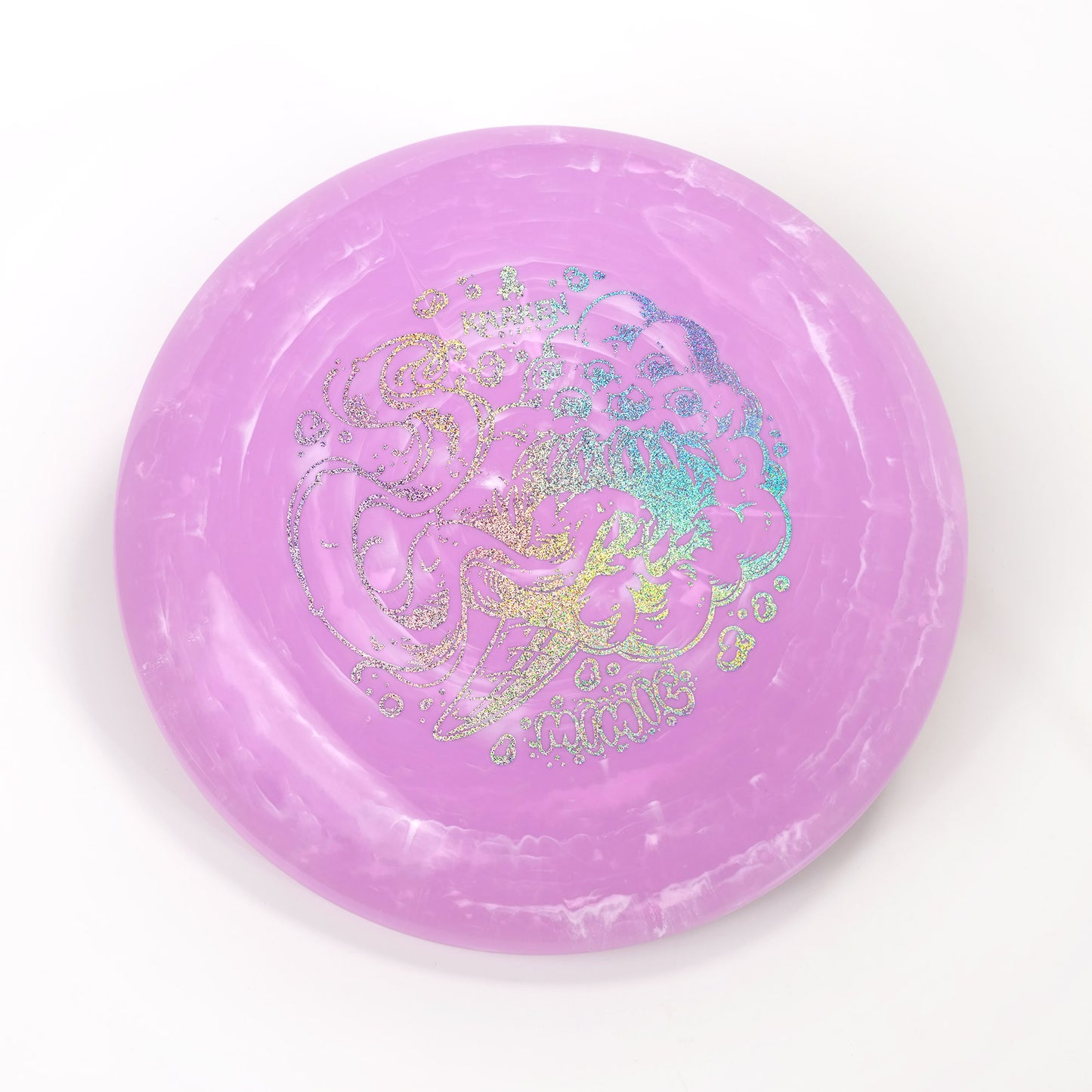 Cotton Candy Mimic Pink Elvin Putter with Rainbow Foil