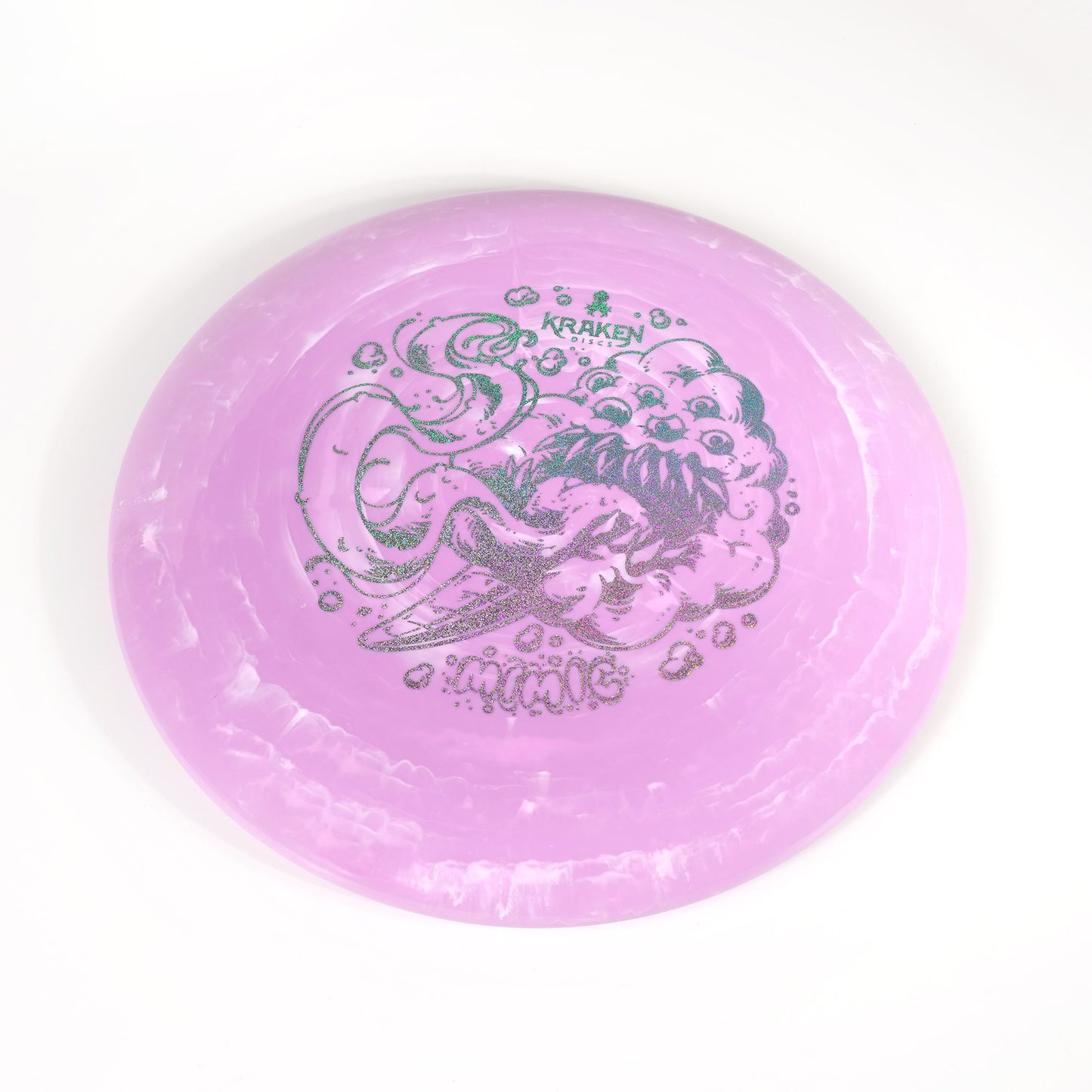 Cotton Candy Mimic Pink Elvin Putter with Rainbow Foil
