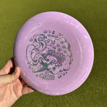 Cotton Candy Mimic Pink Elvin Putter with Rainbow Foil