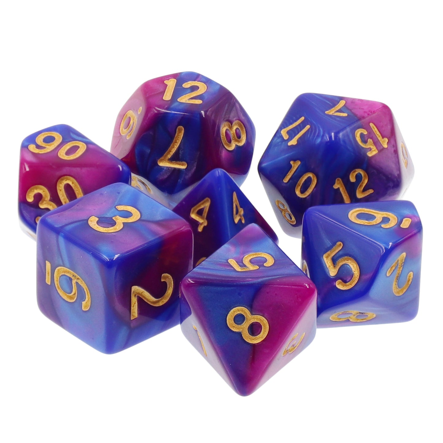 Royal Passion  RPG Dice Set for Dungeons and Dragons