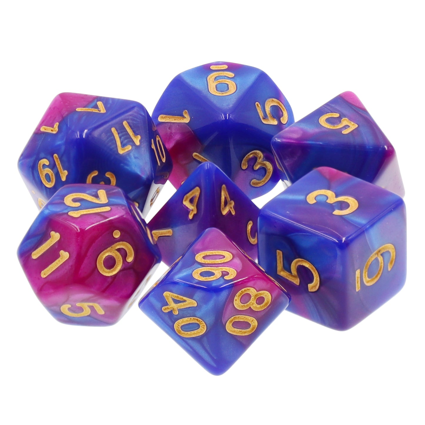 Royal Passion  RPG Dice Set for Dungeons and Dragons