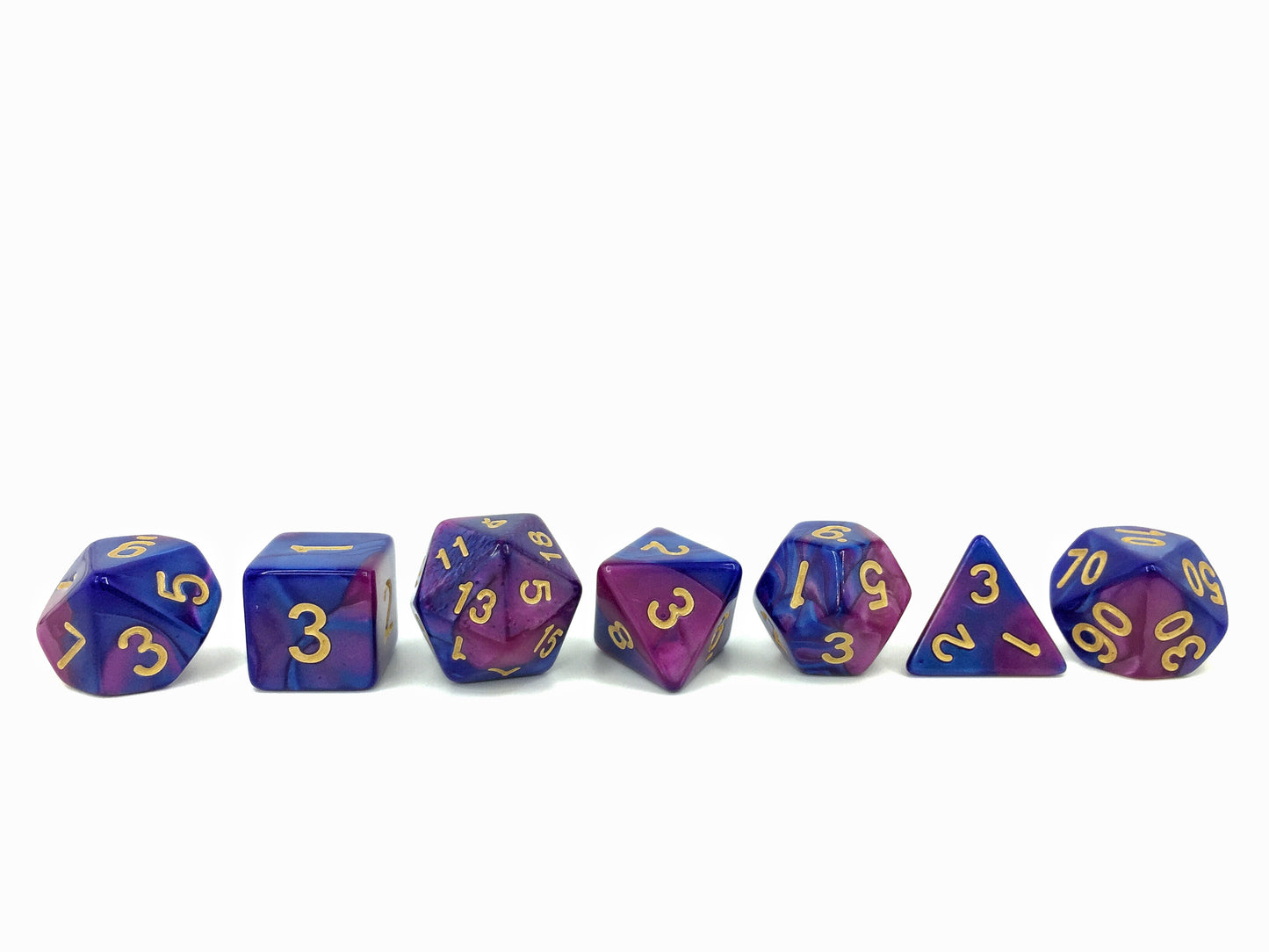 Royal Passion RPG Dice Set for Dungeons and Dragons