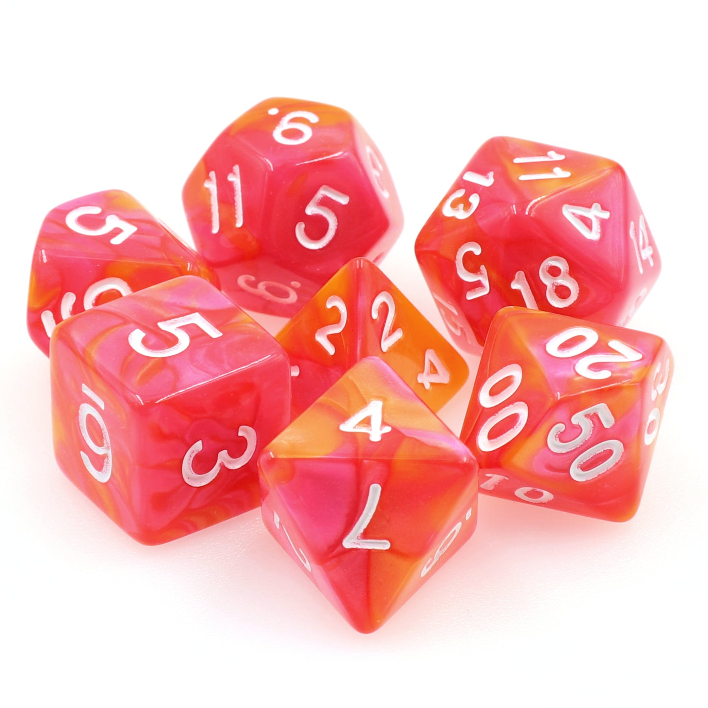 Mango Berry Sorbet 7pc Fusion Dice Set