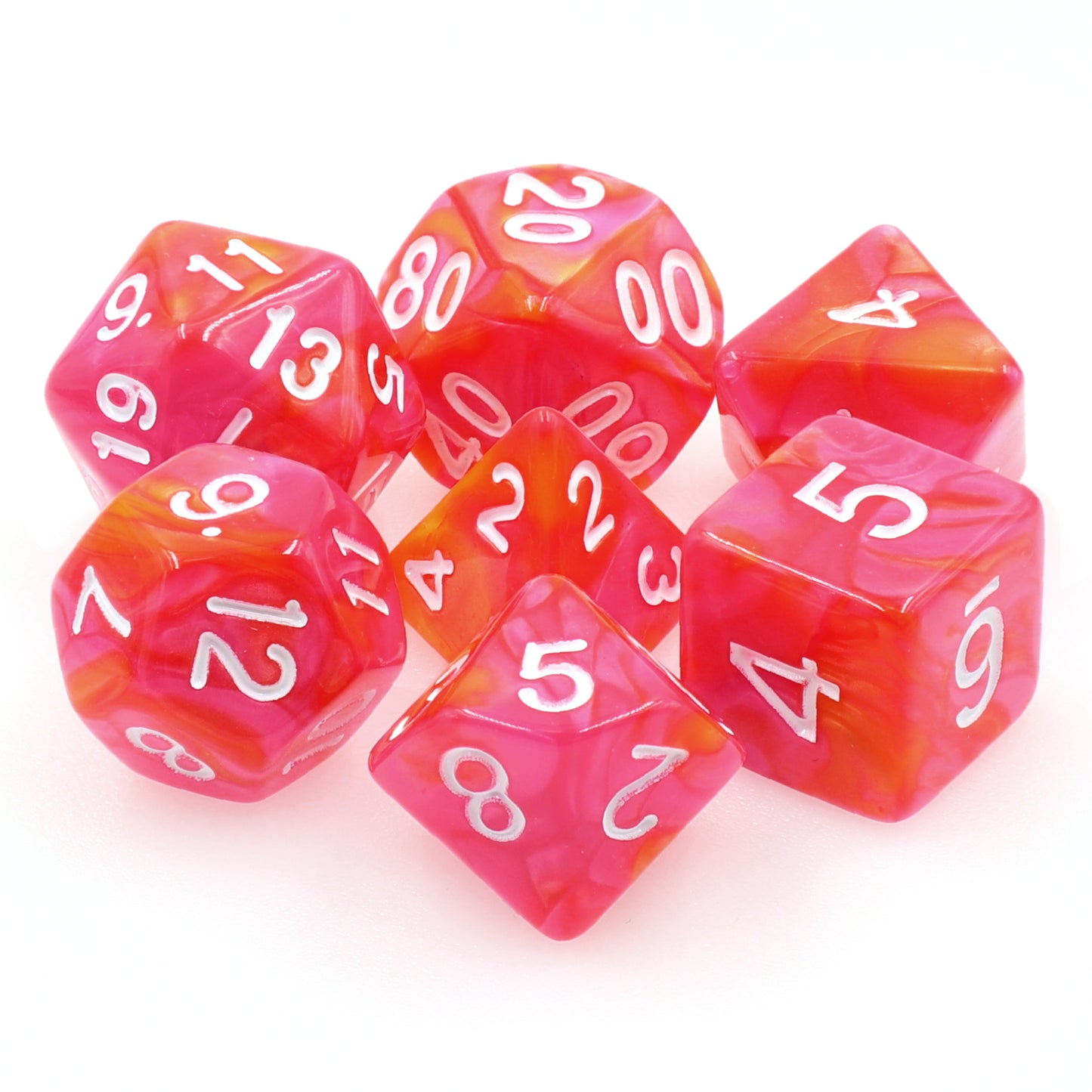 Mango Berry Sorbet 7pc Fusion Dice Set