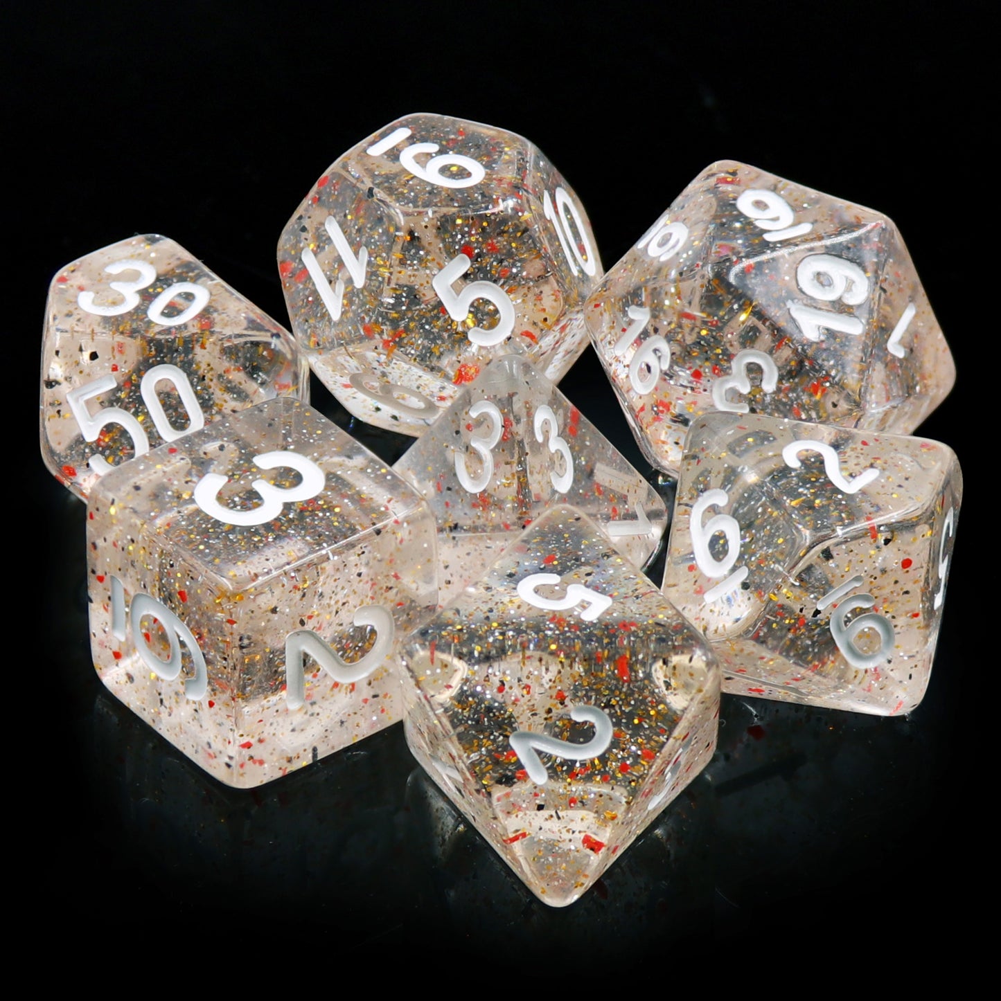 Little Stars Polyhedral 7pc Dice Set
