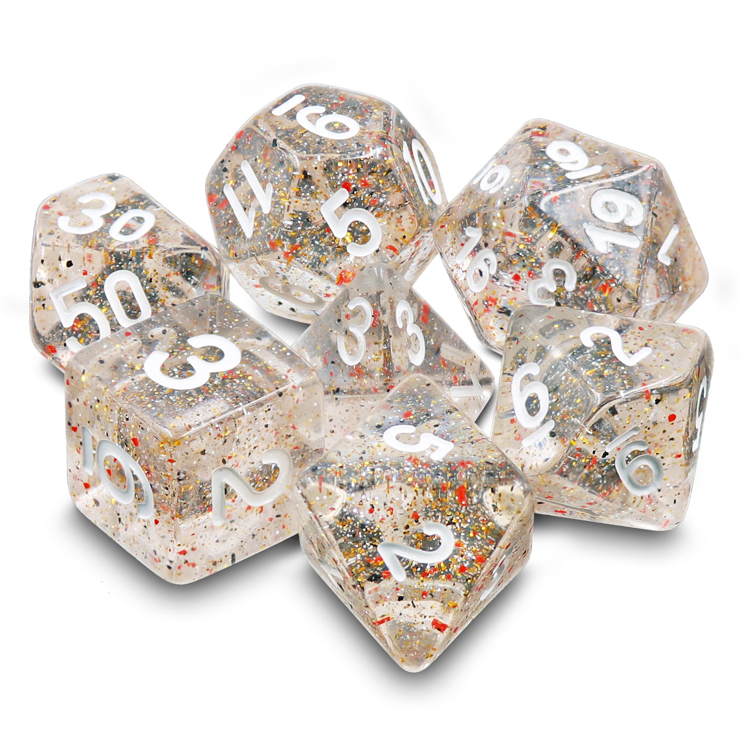 Little Stars Polyhedral 7pc Dice Set
