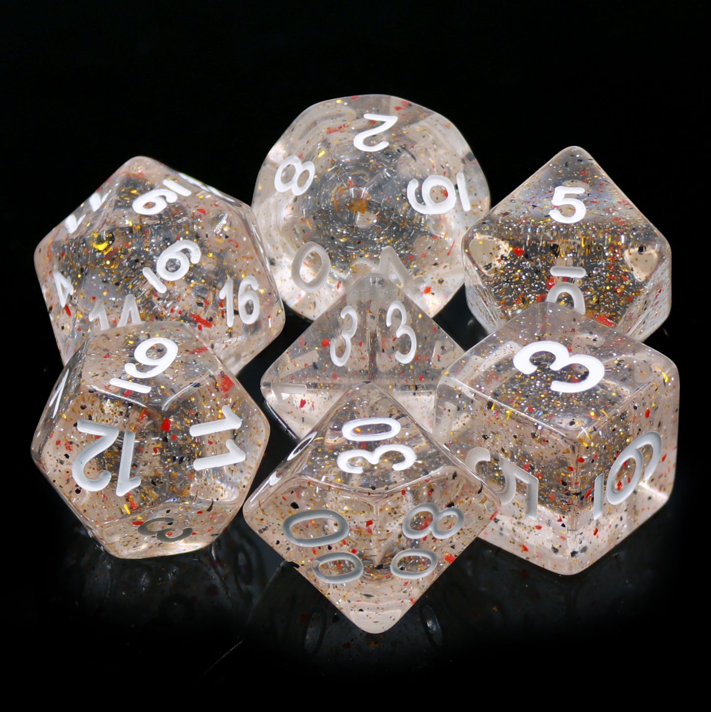 Little Stars Polyhedral 7pc Dice Set