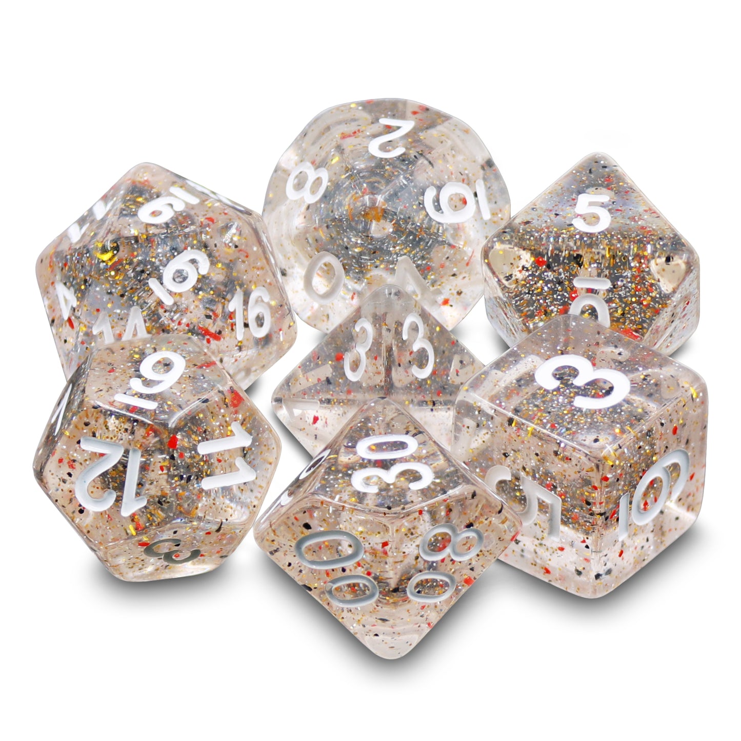 Little Stars Polyhedral 7pc Dice Set