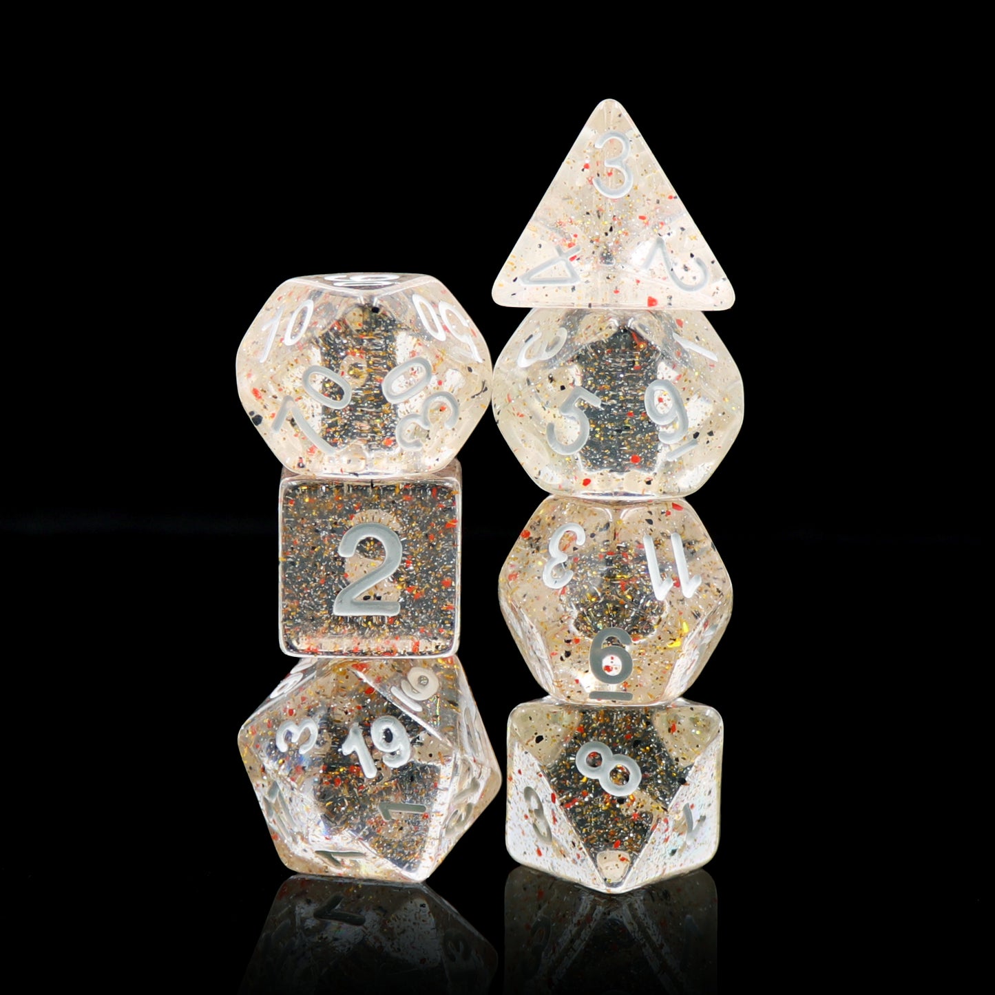 Little Stars Polyhedral 7pc Dice Set