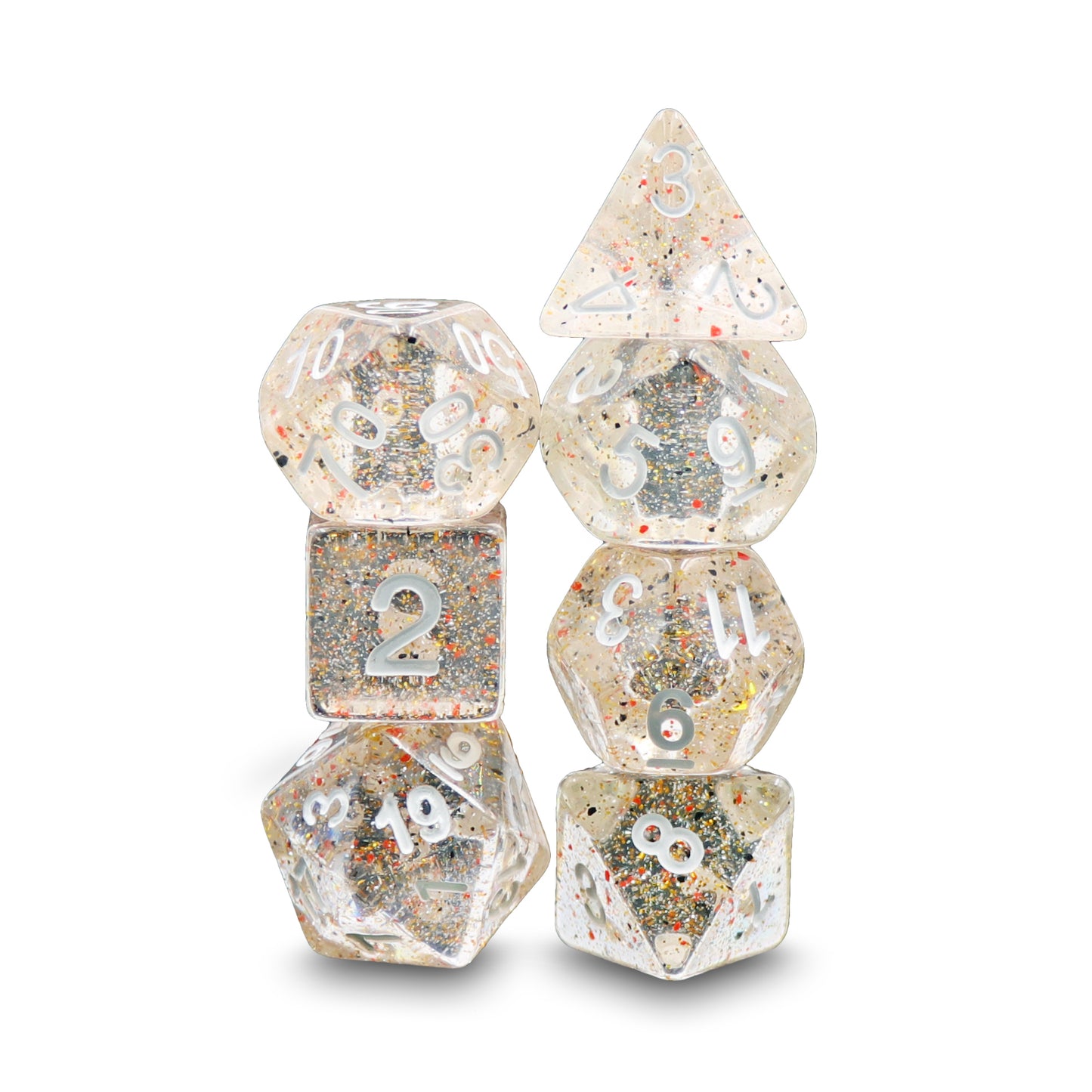 Little Stars Polyhedral 7pc Dice Set