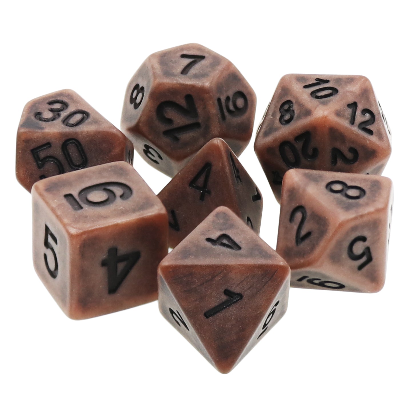 Archaic Earth Polyhedral 7pc Dice Set