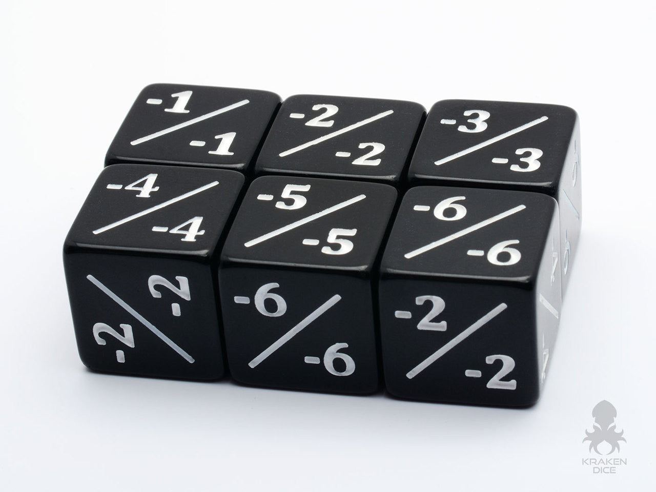 12pc Pack Positive/Negative Dice Counters for Magic: The Gathering