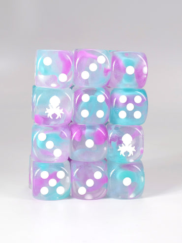 Kraken 2025 D6 Pips 12pc Dice Set - 12mm