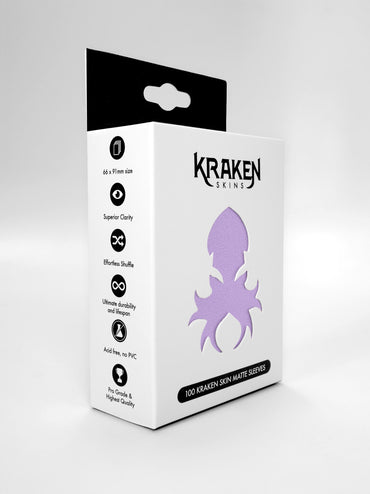 Kraken Skins Lavender Matte Sleeves