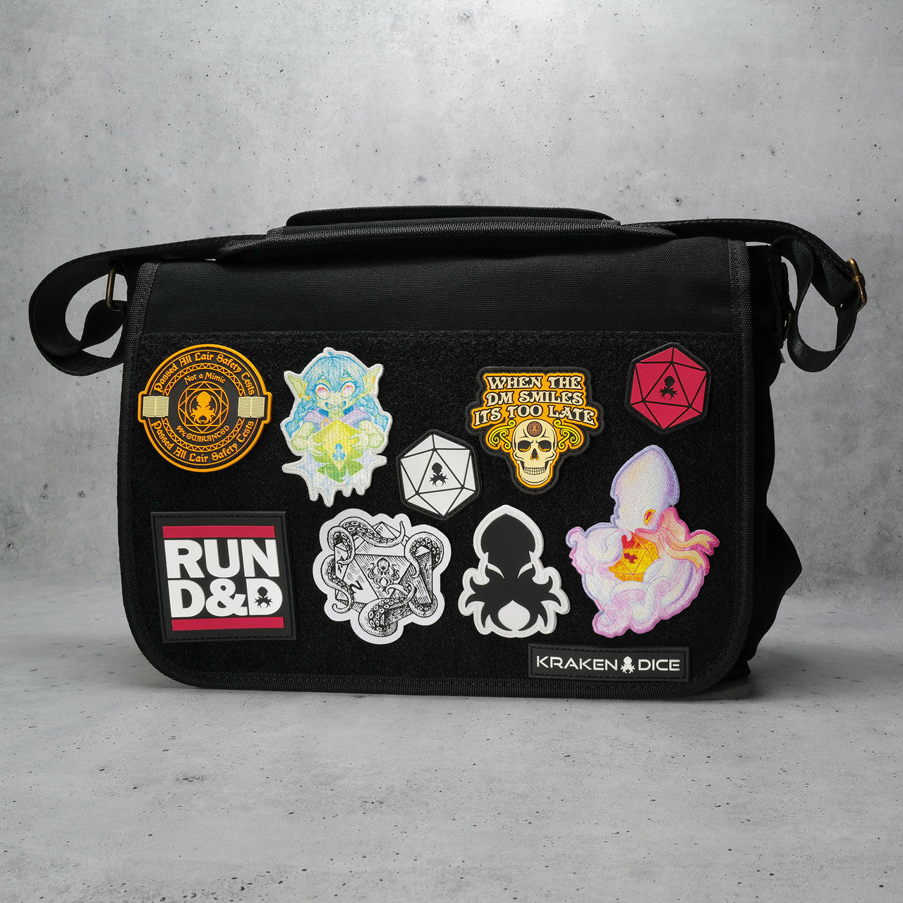 Kraken Dice Messenger Bag Medium