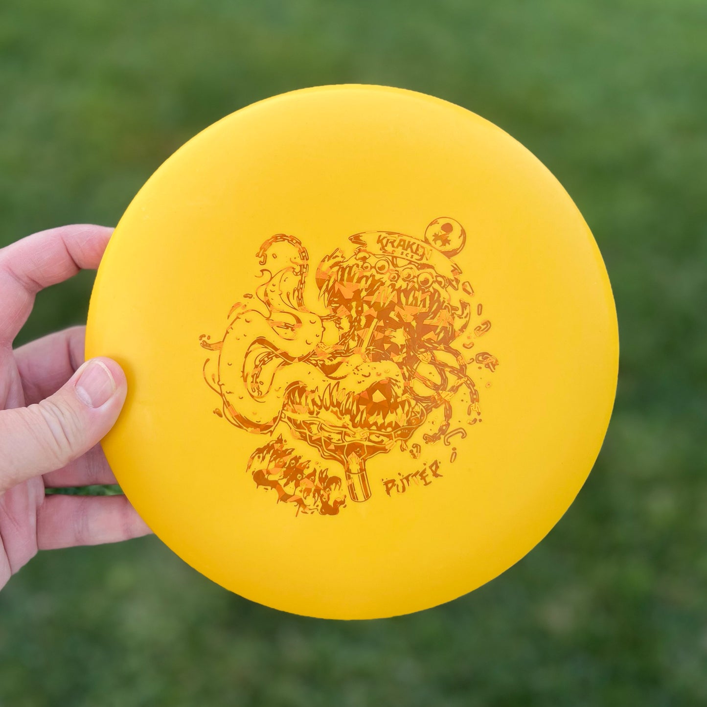 Mimic Amber Dwarven Putter with Copper Foil