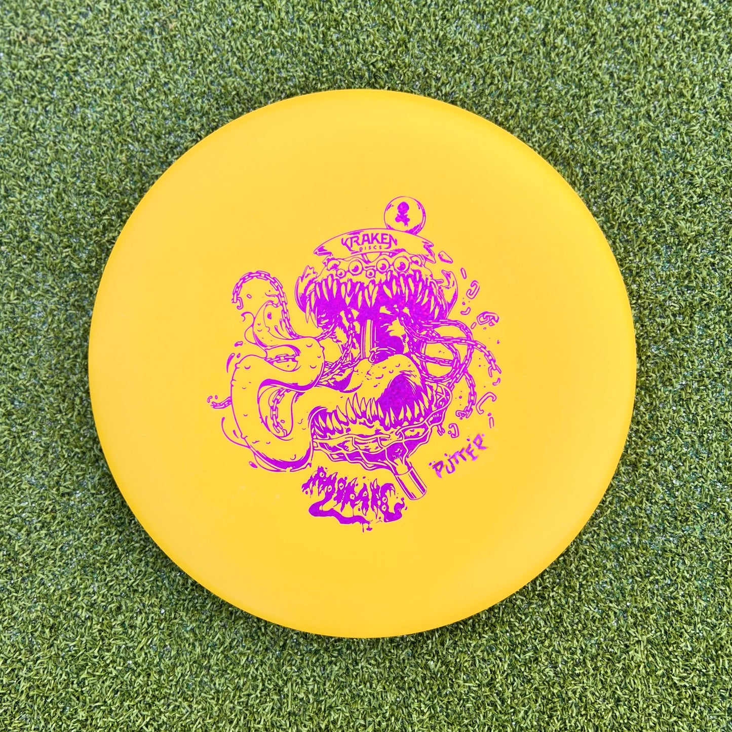 Mimic Amber Dwarven Putter with Pink Foil