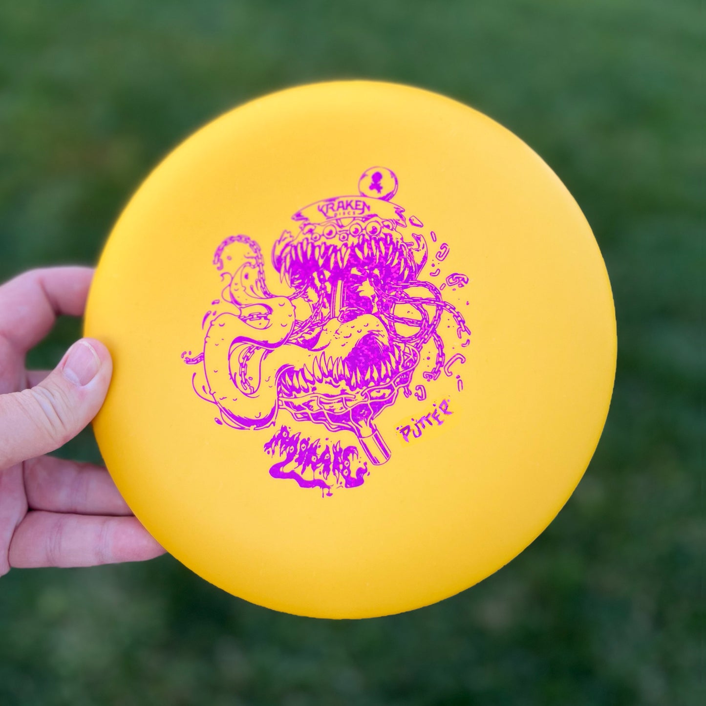 Mimic Amber Dwarven Putter with Pink Foil