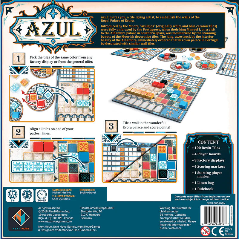 Azul A game by Michael Kiesling