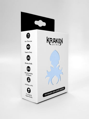 Kraken Skins Powder Blue Matte Sleeves