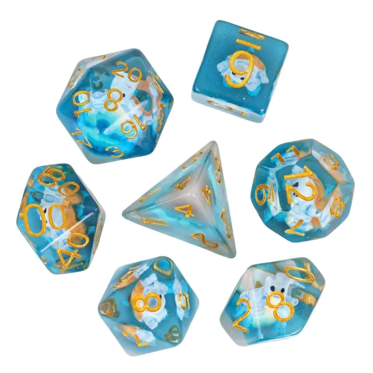 Bulb Dino Polyhedral 7pc Dice Set - Pokemon Bulbasaur