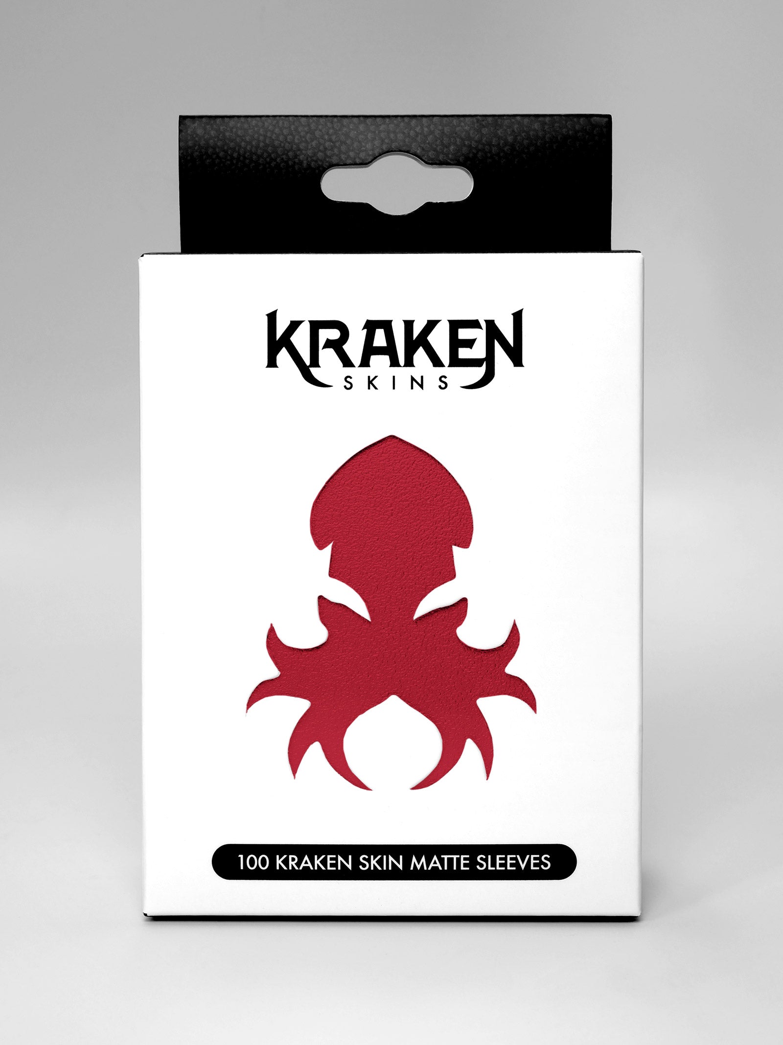 kraken card sleeves Kraken Skins Crimson Red Matte Sleeves