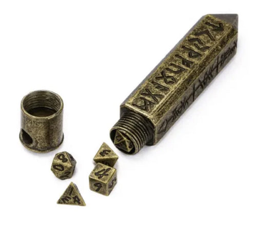 The Runebound Mini Metal Dice Set - Bronze
