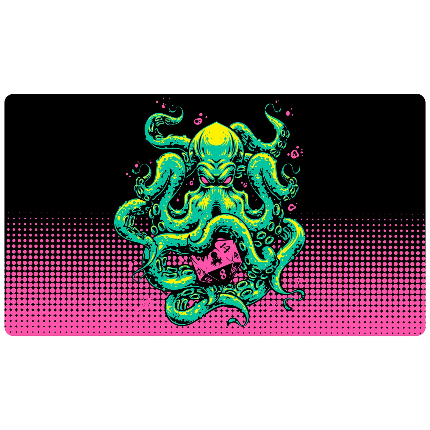 Kraken San Diego Black & Pink Playmat