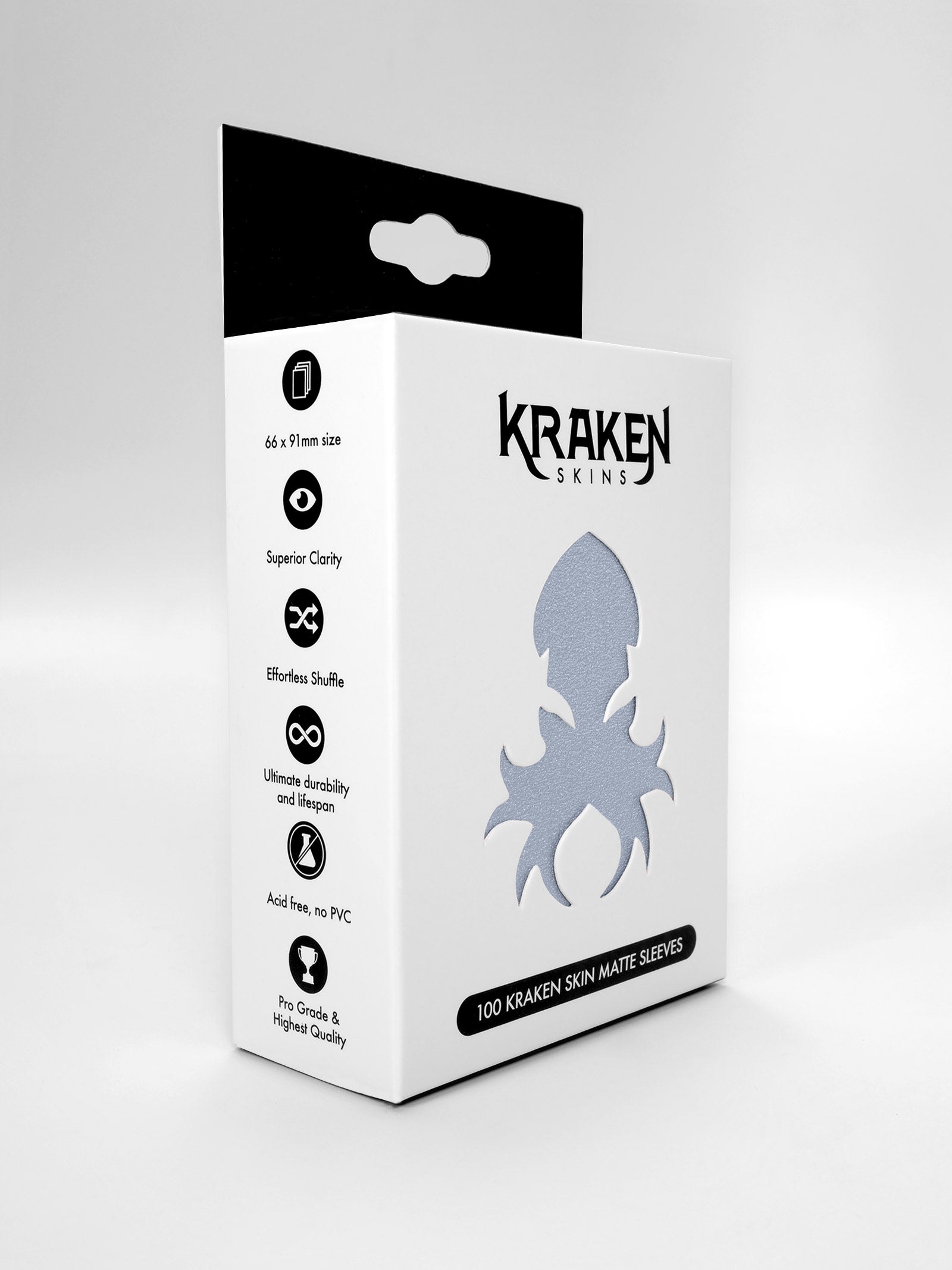 Kraken Skins Slate Gray Matte Sleeves Kraken Dice Kraken Skins Slate Gray Matte Sleeves Kraken Dice