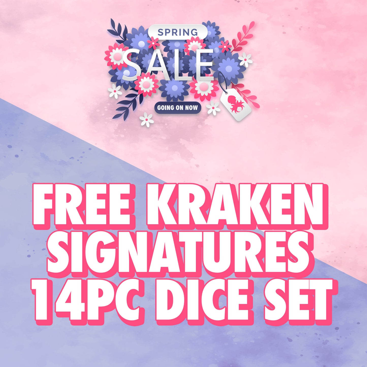 Freebie - Kraken Signatures 14pc dice set